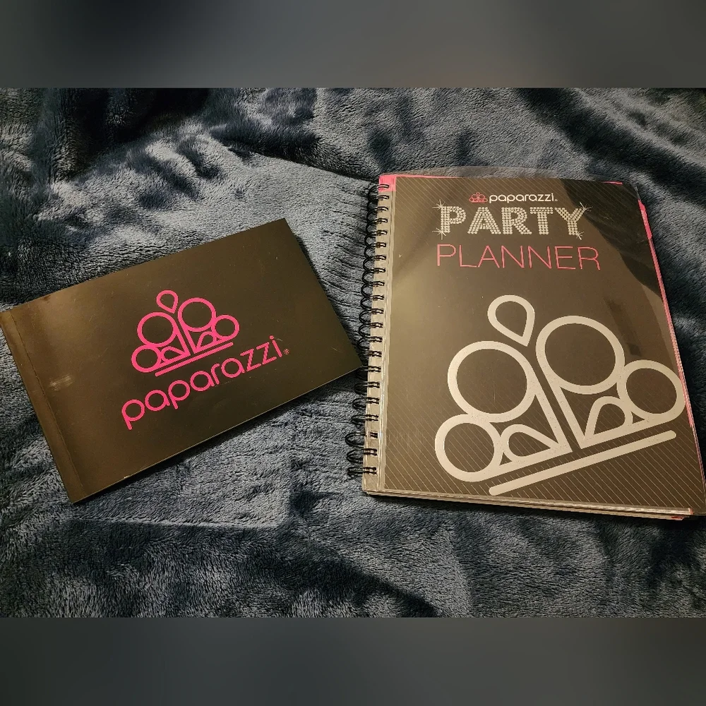 New Paparazzi Black and Pink Event Planner And Receipt Book